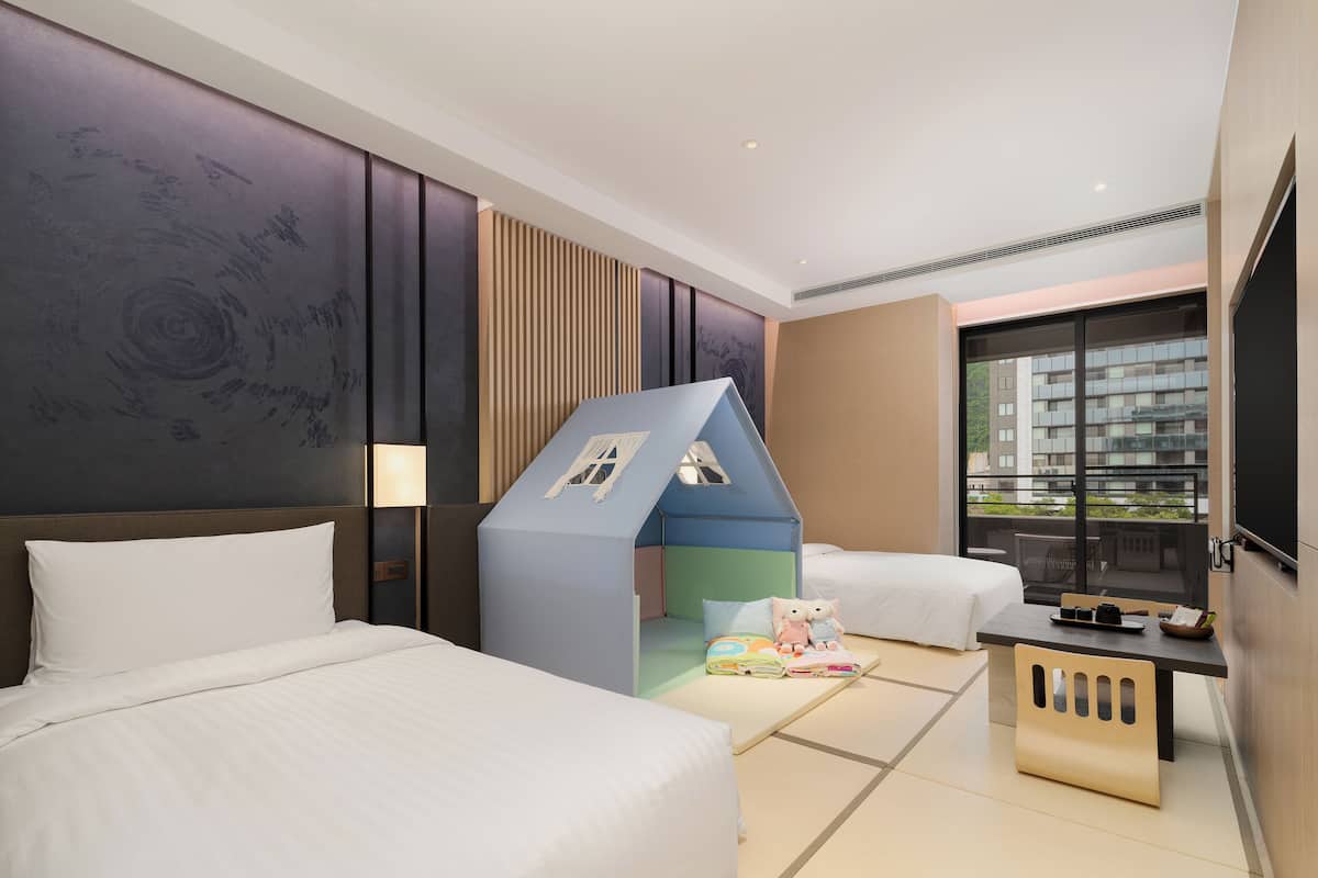 SPRING Japanese Superior Reserve Patio With Kids Tent | Premium bedding, free minibar, in-room safe, individually decorated
