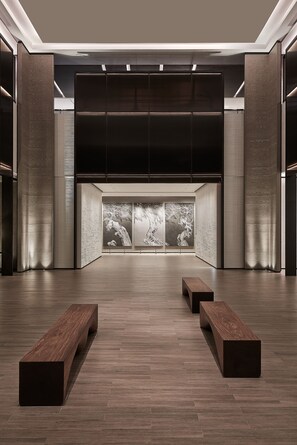 Lobby sitting area - Mu Jiao Xi Hotel (Jiaoxi)