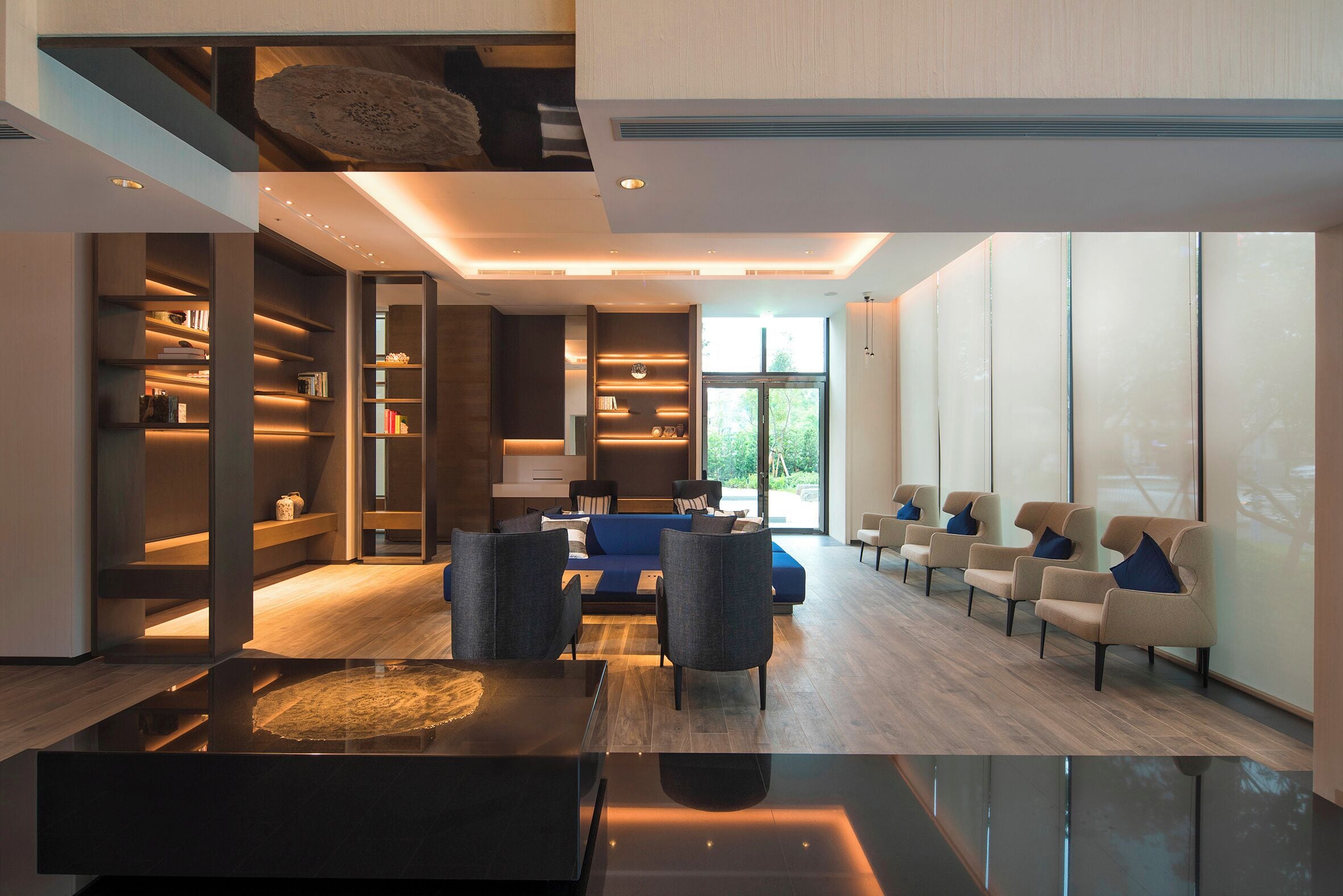 Lobby sitting area