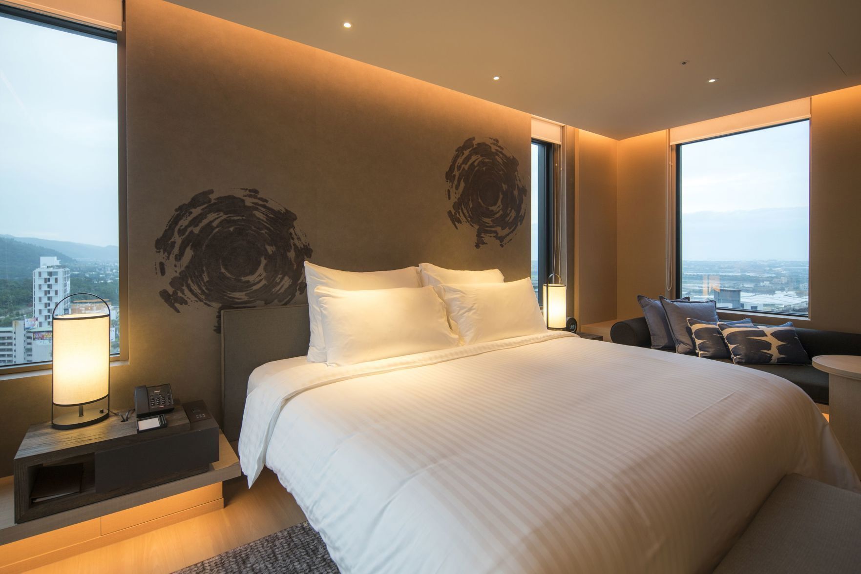 Premium bedding, free minibar, in-room safe, individually decorated