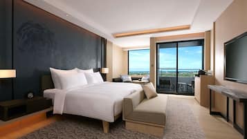 Quarto casal luxo (Reserve building, 1 king) | Roupas de cama premium, frigobar (abastecido com itens grátis)