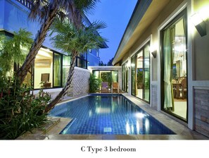 Villa, 3 camere da letto (  C  ) | Piscina privata
