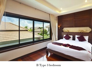 Villa, 3 camere da letto (  B  ) | Una cassaforte in camera, Wi-Fi gratuito
