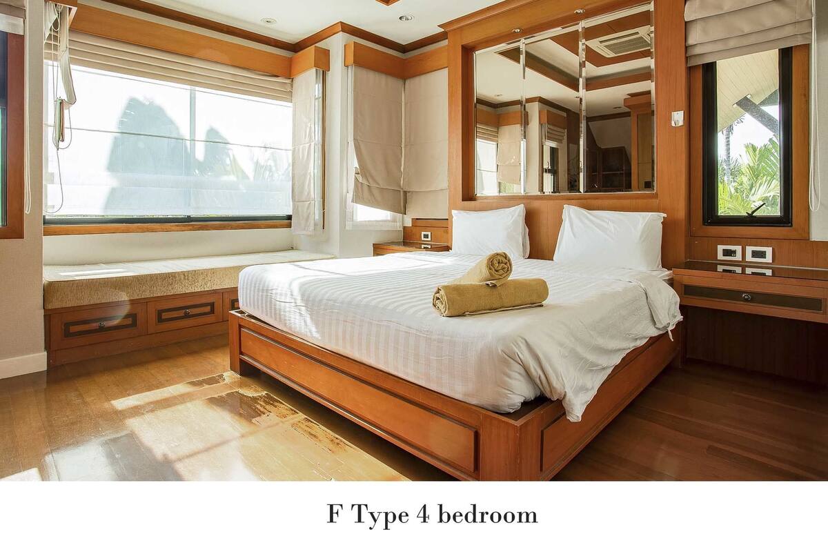 Vila, 4 quartos ( F ) | Cofres nos quartos, Wi-Fi de cortesia