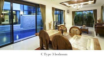 Villa C 3 Bedroom | Room amenity
