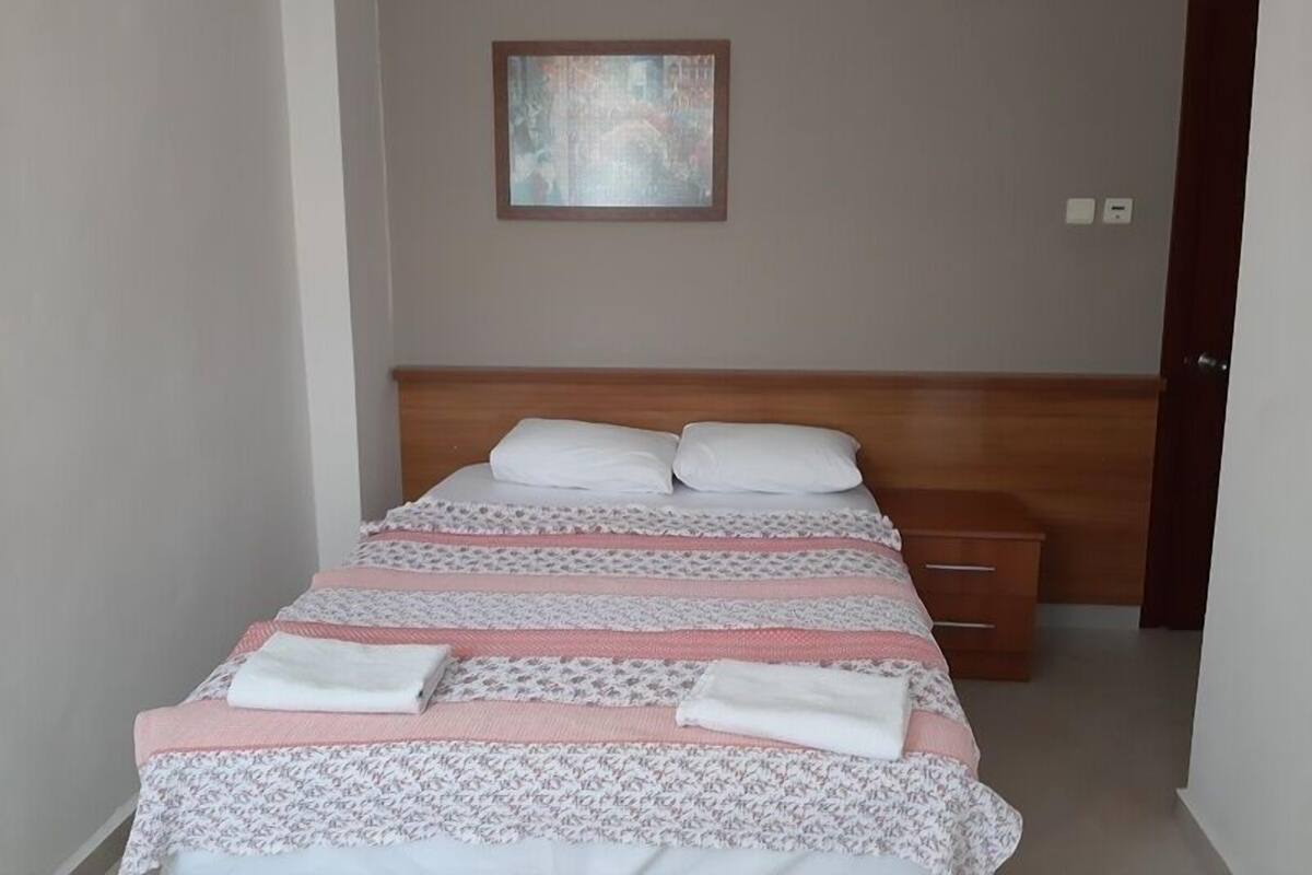 Minibar, iron/ironing board (on request), WiFi (free), bed sheets