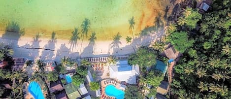 Outdoor pool, open 8:00 AM to 2:00 PM, sun loungers