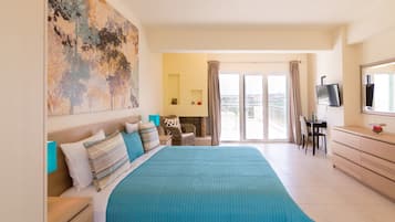 Premium Villa, 2 Bedrooms, Sea View | Desk, iron/ironing board, free WiFi, bed sheets