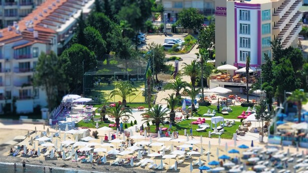 Aerial view - Dora Beach Hotel (Marmaris)