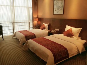 Deluxe Room | Living room | TV - Taiyuan Jin Merchant International Hotel (Taiyuan)