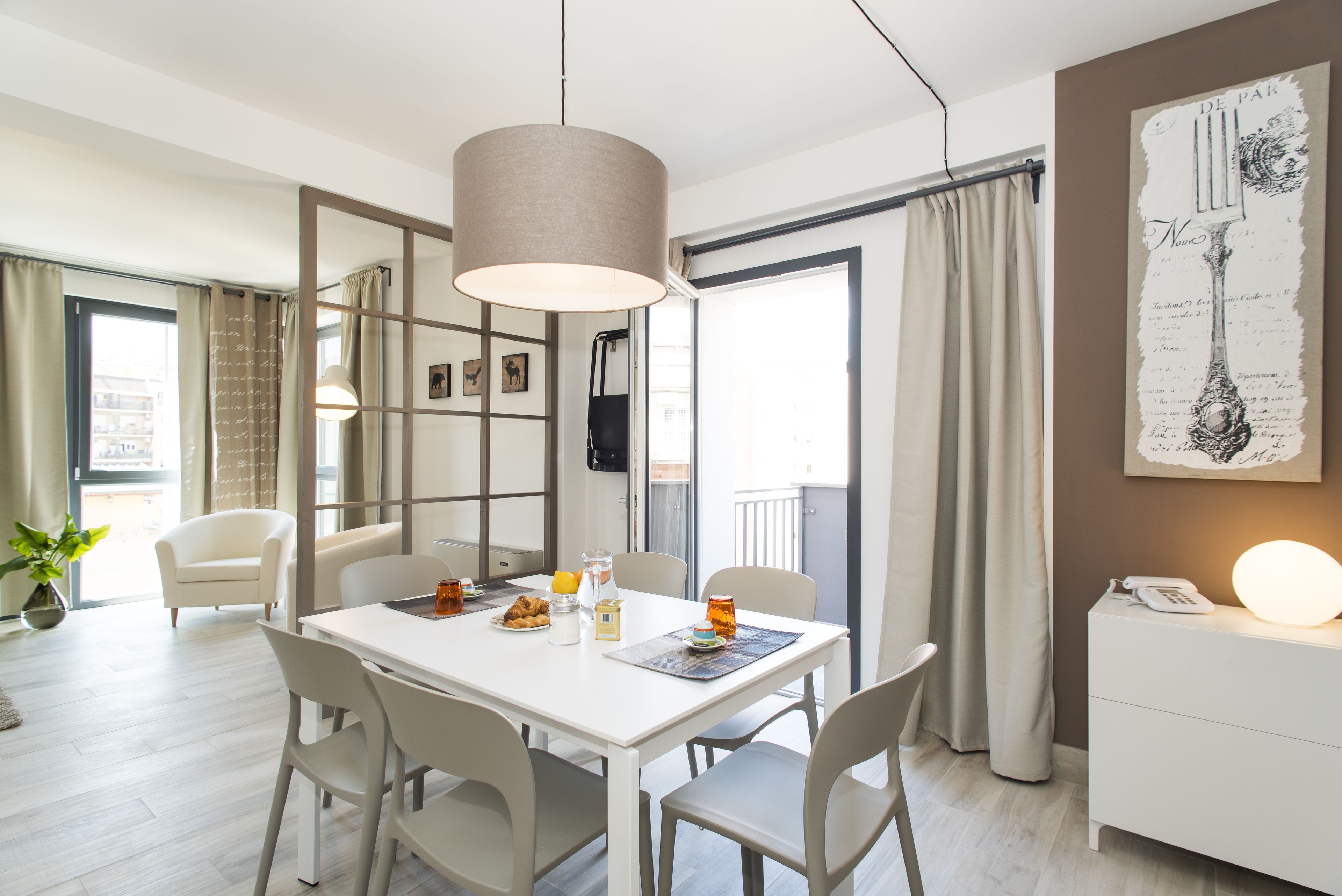 Appartamento Elite, 3 camere da letto, 2 bagni, vista giardino | Sala da pranzo