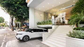 Voorkant van accommodatie