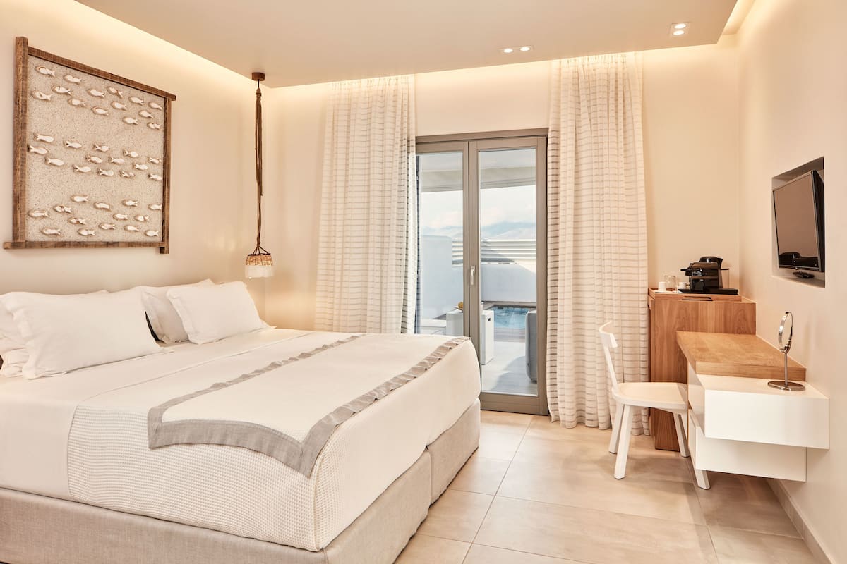 Comfort kamer, privézwembad | Kameruitzicht