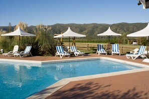 Indoor pool, outdoor pool
