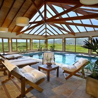 Indoor pool, outdoor pool