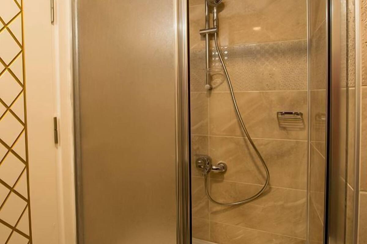 deluxe double room | bathroom shower