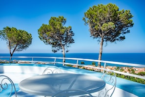 Vue depuis lâhĂ©bergement