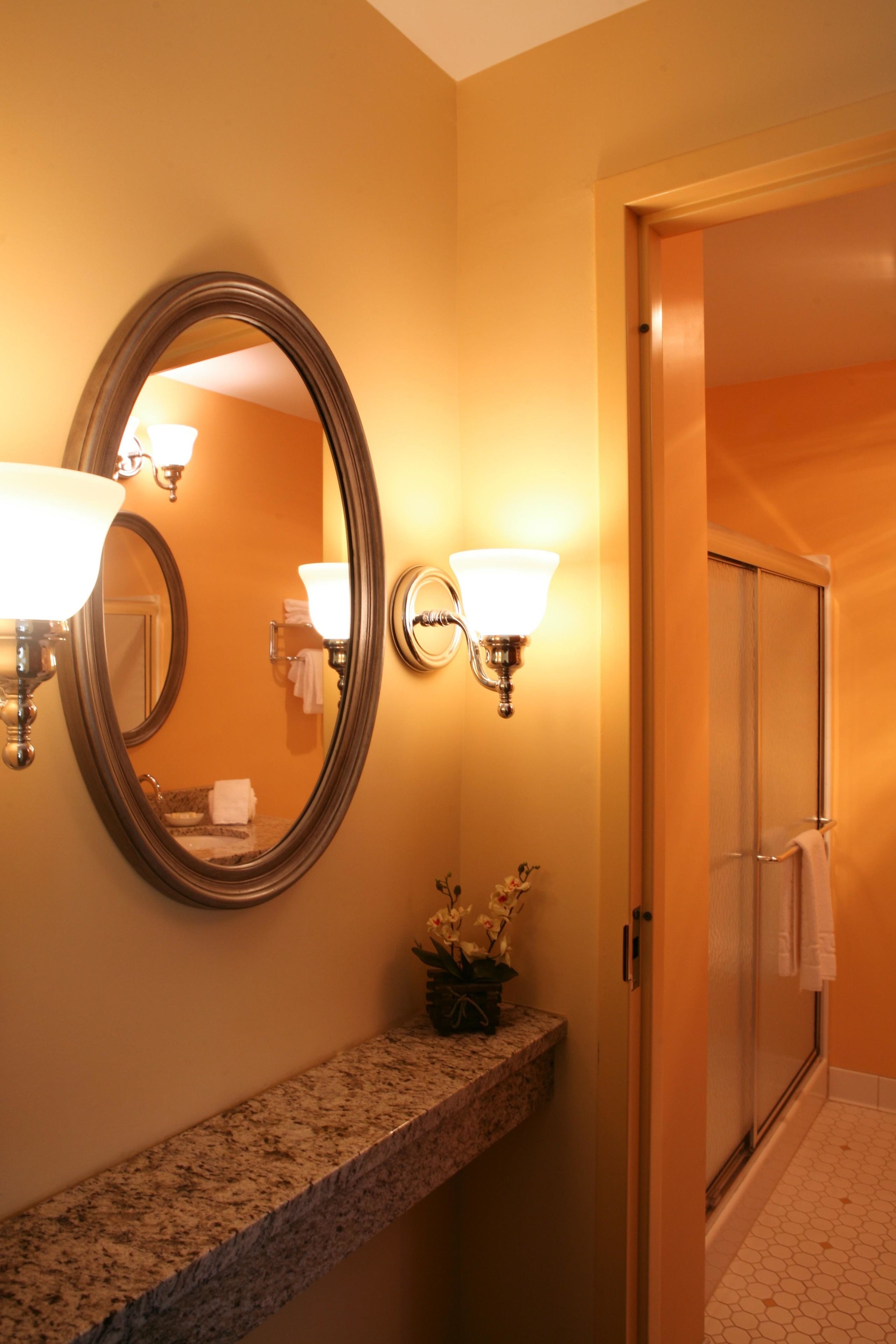 suite, 1 queen bed with sofa bed | bathroom | free toiletries, hair dryer, towels, soap