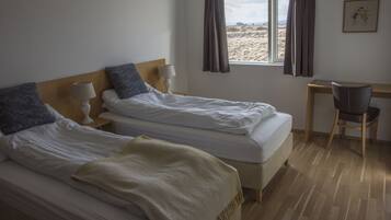 Habitación con 1 cama doble o 2 individuales | 1 dormitorio, ropa de cama hipoalergénica, escritorio