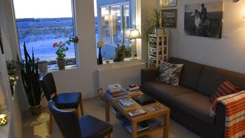 Sala de estar en el lobby