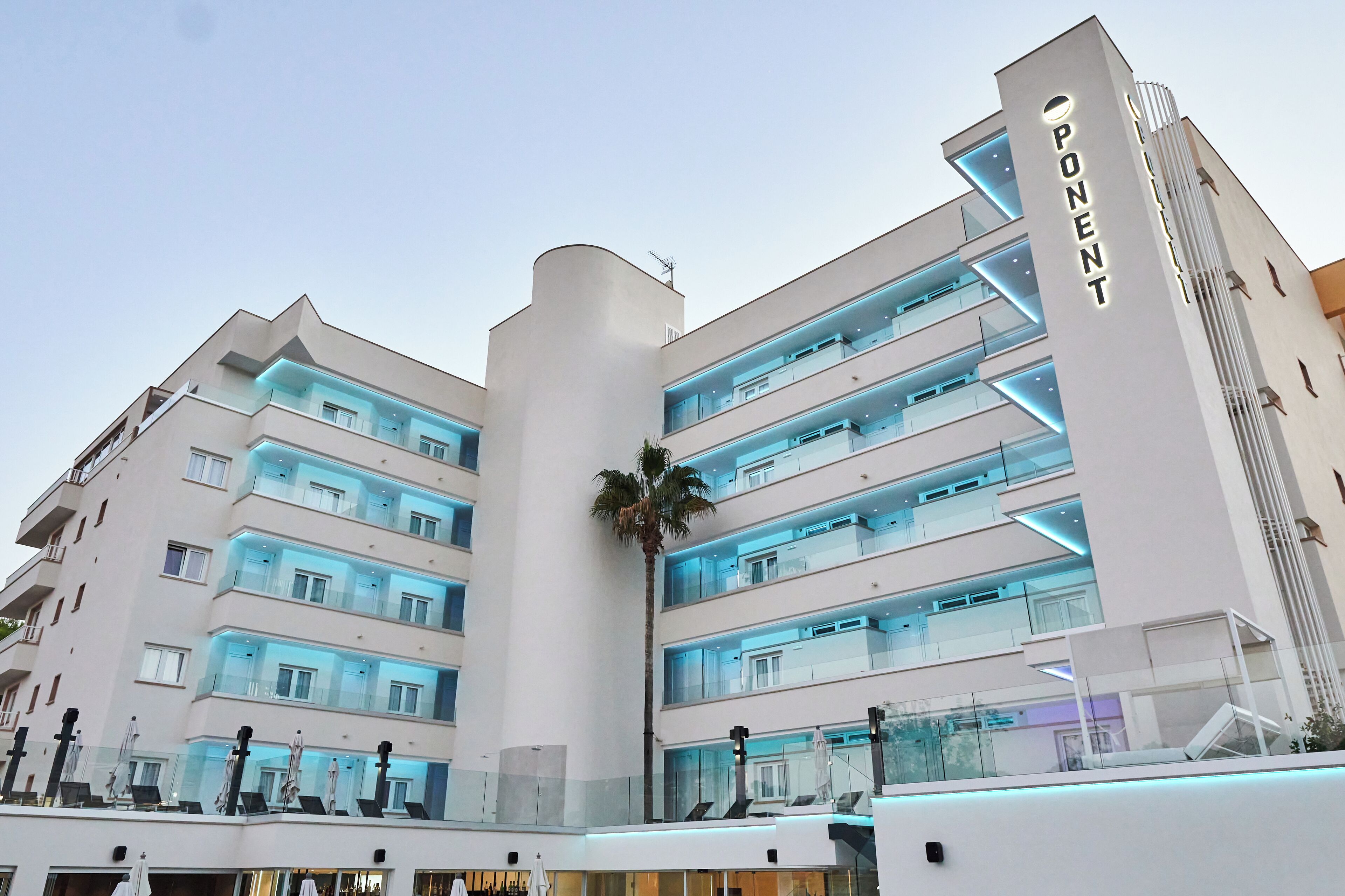 Voorkant van accommodatie