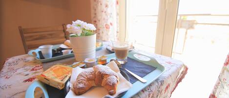 Opções para refeição no quarto