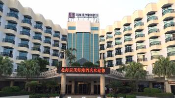 Majoituspaikan julkisivu