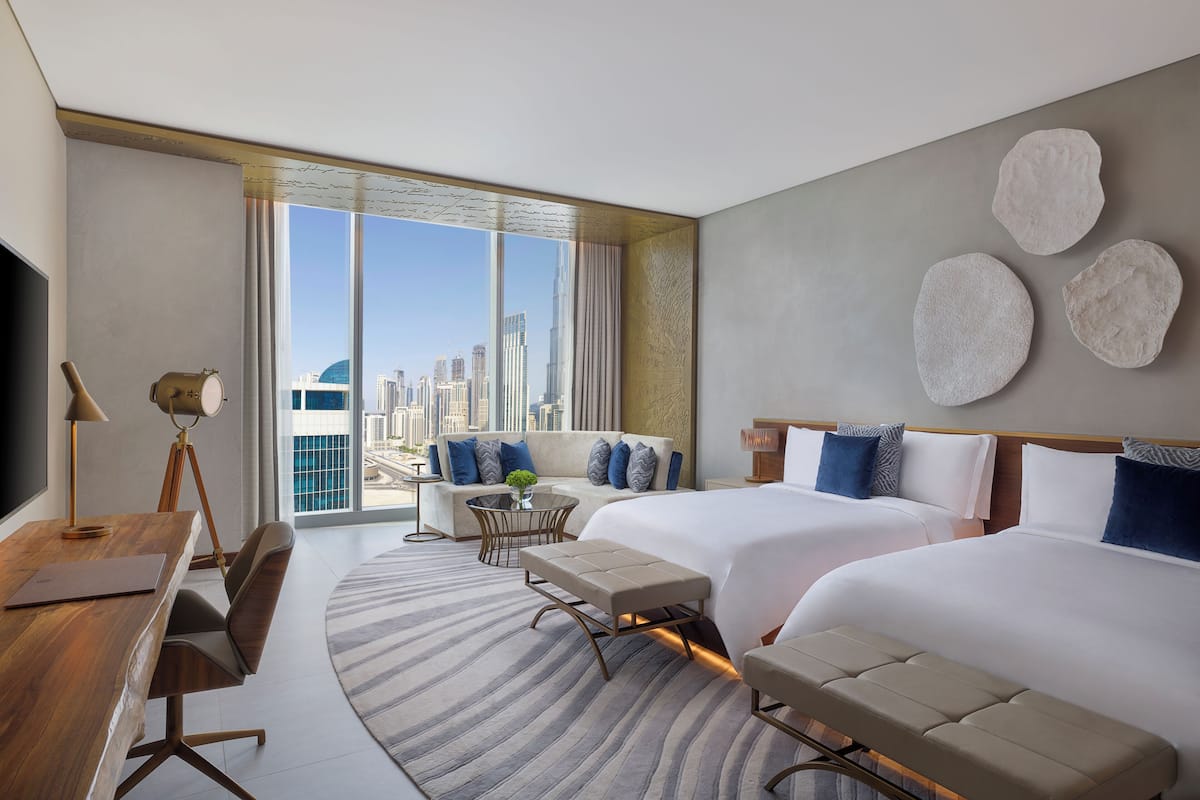 Superior Twin Room, 2 Double Beds | 1 bedroom, premium bedding, pillowtop beds, minibar