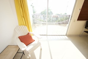 Room, 2 Double Beds, Balcony, Sea View | View from room