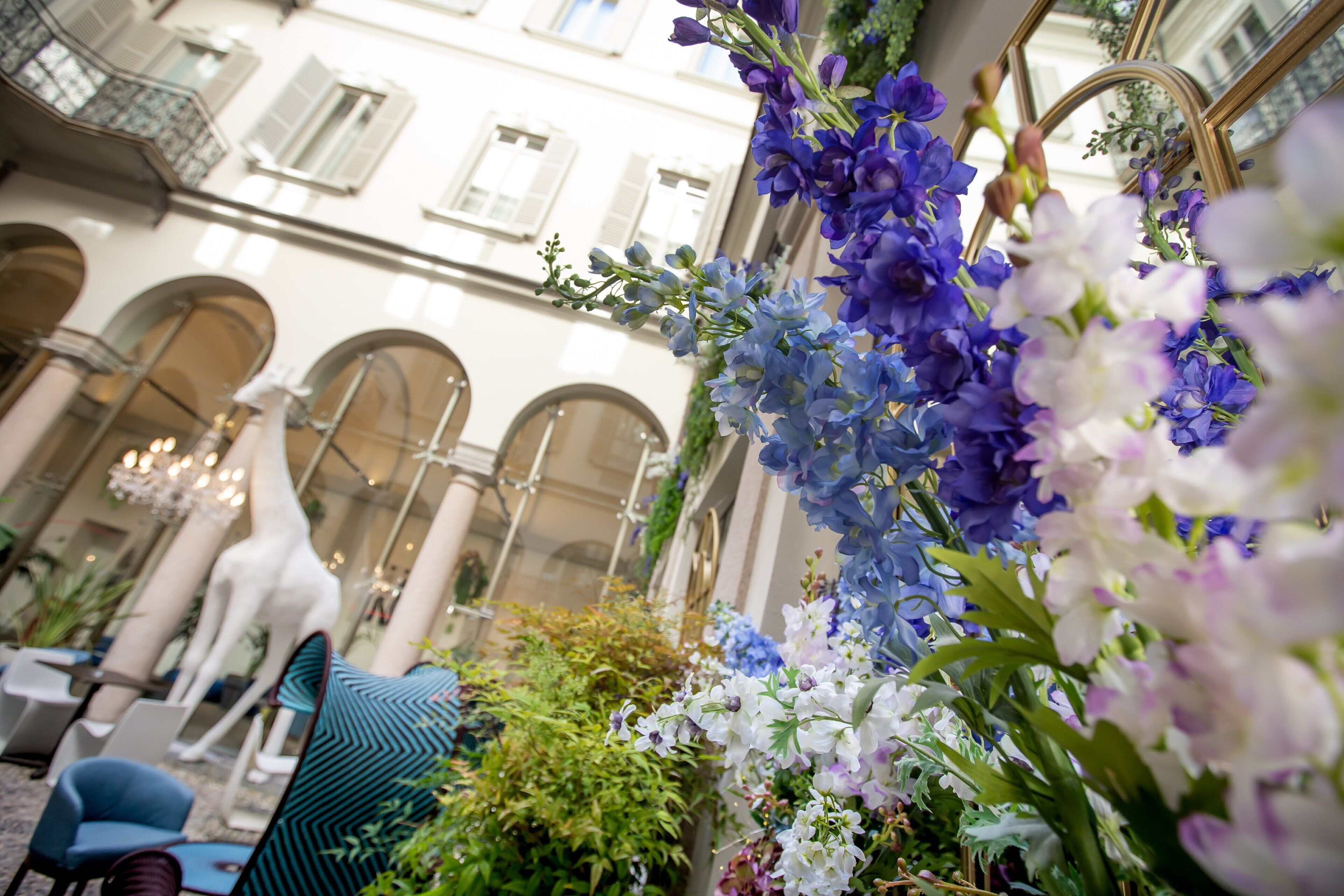 breakfast, lunch, dinner served; italian cuisine, garden views