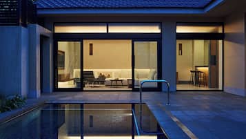 Villa, 1 Bedroom, Private Pool | 1 bedroom, premium bedding, down comforters, pillowtop beds