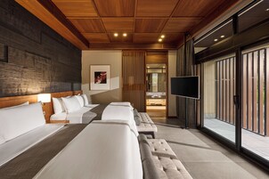 Presidential Villa, 2 Bedrooms, Private Pool | Premium bedding, down comforters, pillowtop beds, minibar