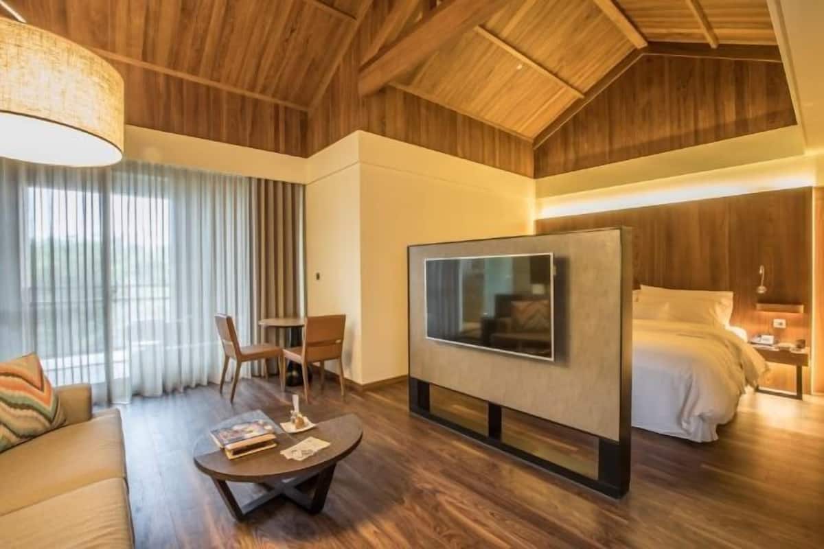 1 slaapkamer, luxe beddengoed, donzen dekbedden, pillowtop-bedden