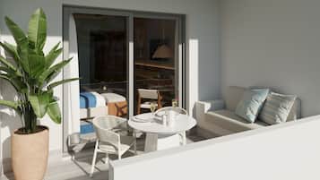 Habitación Premium, 1 cama King size (Garden Terrace) | Ropa de cama de alta calidad y caja de seguridad en la habitación