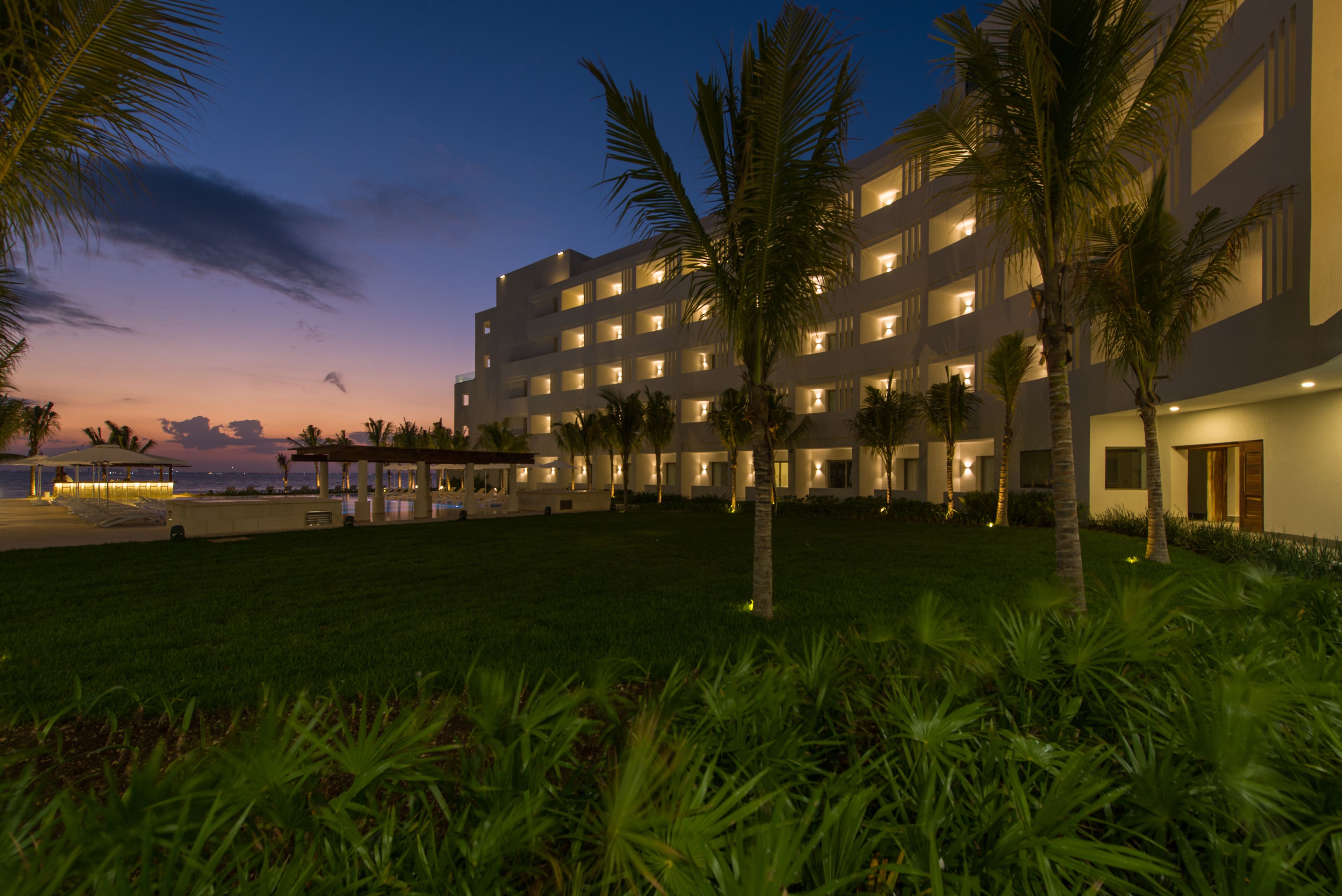 front of property – evening/night