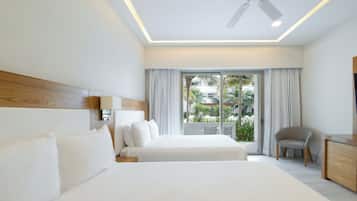 Literie de qualité supérieure, coffres-forts dans les chambres