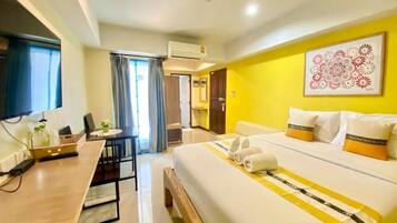 Wifi gratis y ropa de cama