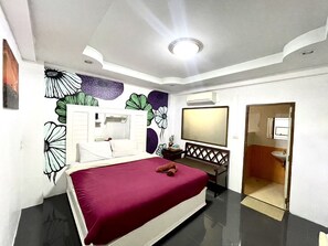 Double Room with Bathtub | Free WiFi - Nuttasit Apartment (Ban Lat)