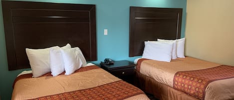 Kamar Standar, 2 Tempat Tidur Double, Bebas Asap Rokok | Wi-Fi gratis dan seprai linen