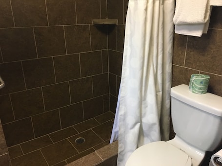 Bathroom shower. Best Motel
