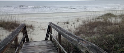 Accommodatie ligt op het strand