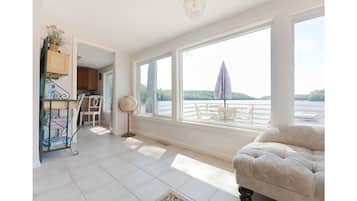 Smart TV, libros y estéreo