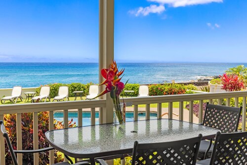 Alihi Lani 2: 2 makuuhuonetta, 2 kylpyhuonetta Oceanfront! Loma Kauai!