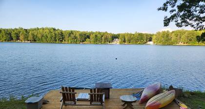 Viihtyisä talo korkealla järvellä, lähellä TC: tä