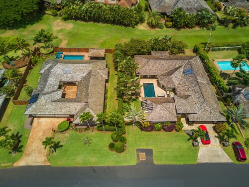 5 Star, Great for Families, 4BD w/AC, HTD Pool, Poipu Beach Athletic Club access