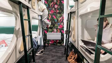 Private Single Pod in Female Only 8 Share Room | Free WiFi, bed sheets