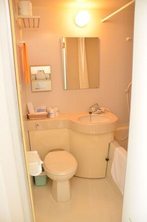 Triple Room | Bathroom | Combined shower/bathtub, free toiletries, slippers, towels