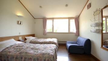 Free WiFi, bed sheets