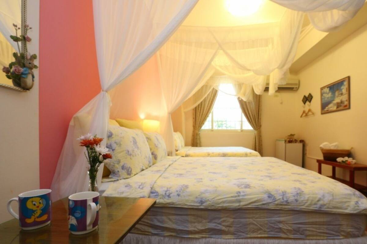 Premium bedding, individually decorated, individually furnished