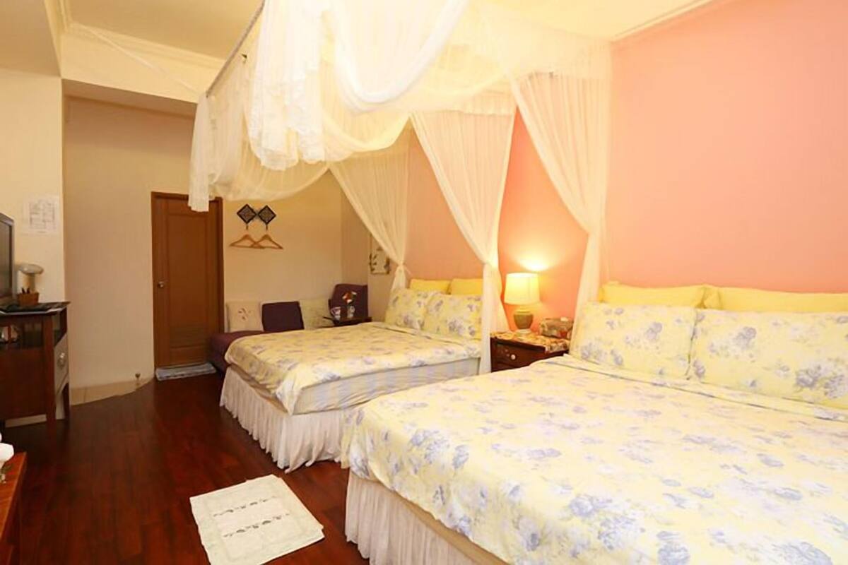 Premium bedding, individually decorated, individually furnished